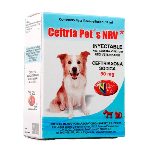 CEFTRIA-PETS 50 mg NRV 10 ml.