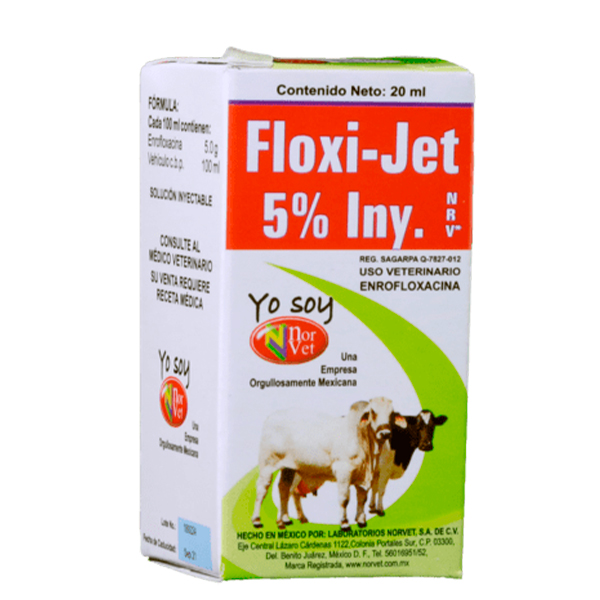 FLOXI-JET 5% INY. NRV. 20 ml.