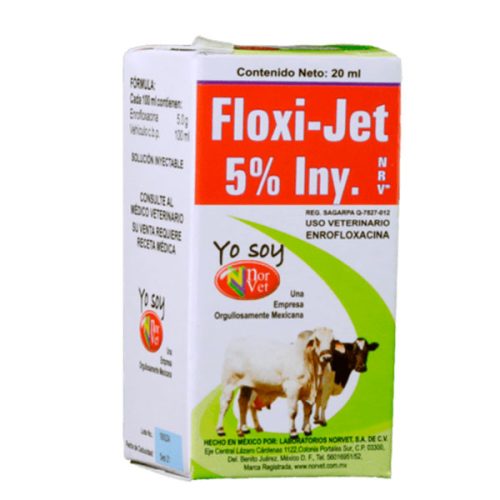 FLOXI-JET 5% INY. NRV. 20 ml.