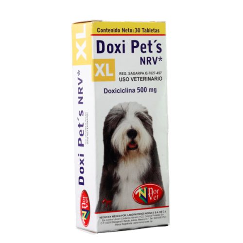 DOXI PETS NRV XL 500 mg. 30 Tabs.