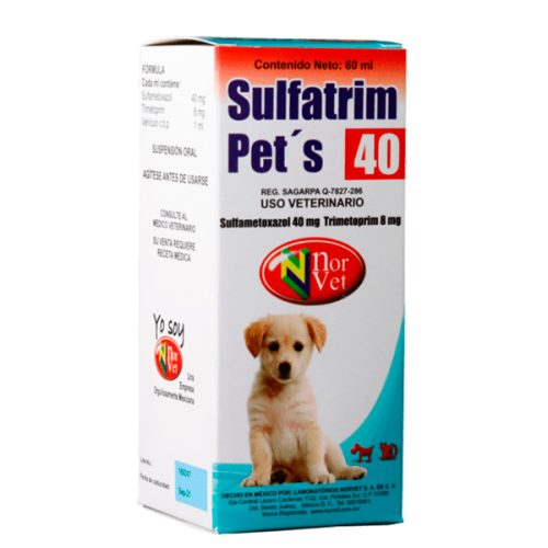SULFATRIM-PETS 40 mg. Suspensión Oral 60 ml.