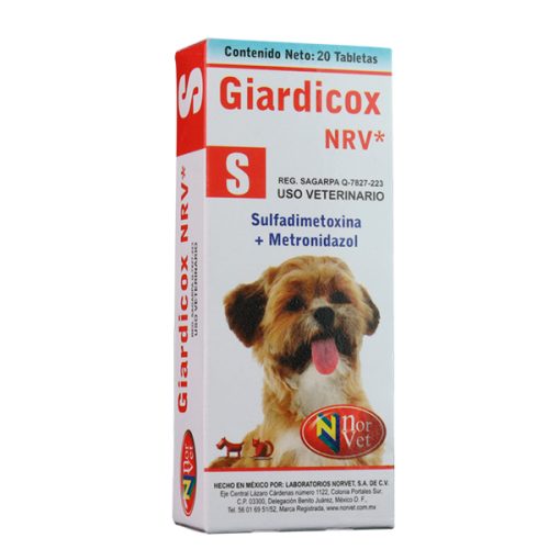 GIARDICOX S 20 TABS
