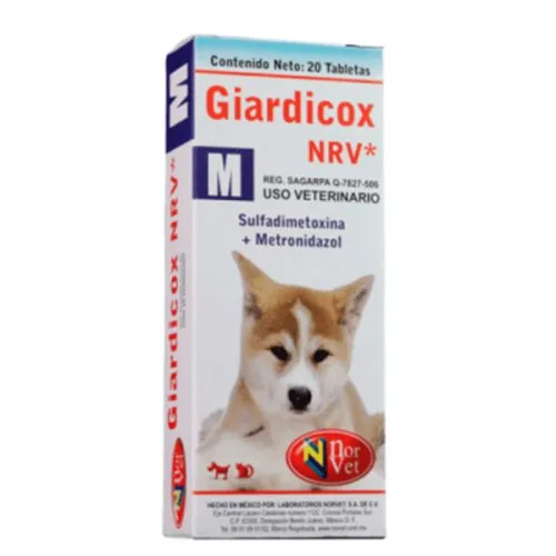GIARDICOX NRV M 250 MG 20 TABS.