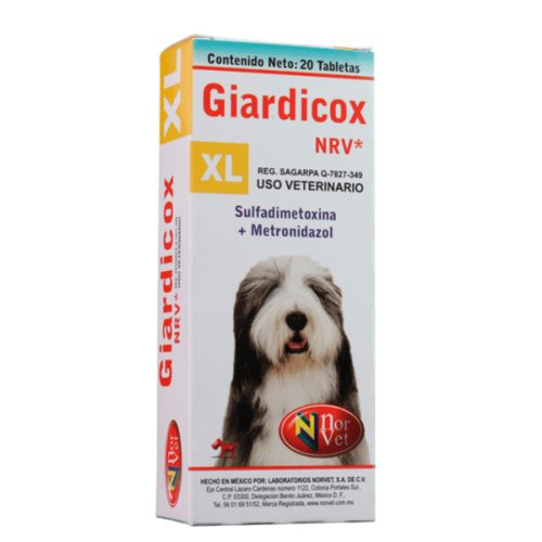 GIARDICOX XL 20 TABS