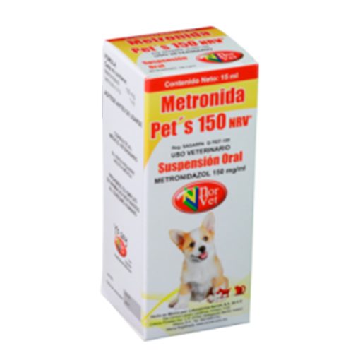 METRONIDA PET´S 150 mg/ml 15 ml.