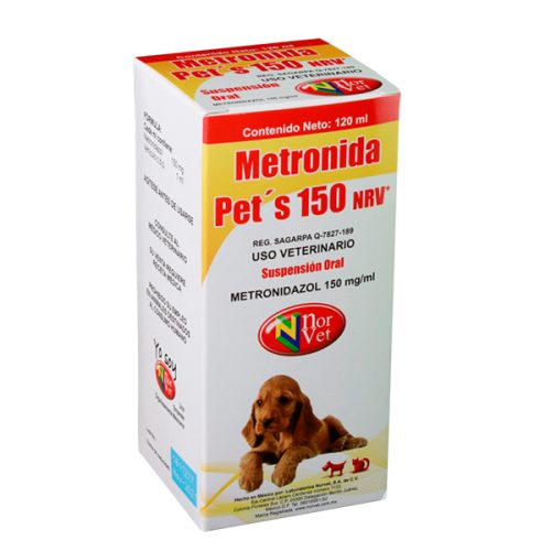 METRONIDA PET´S 150 mg/ml 120 ml.