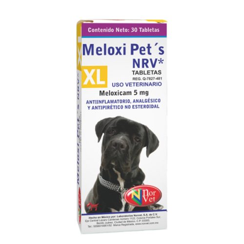 MELOXI - PETS XL 5 mg. (1 x 50 kg) 30 Tabs.