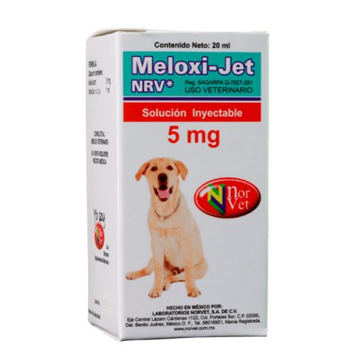 MELOXI - JET 5 mg. inyectable Peq. Esp. 20 ml.