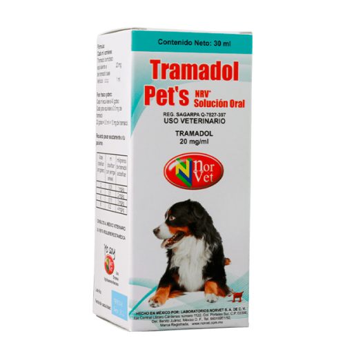 TRAMADOL PETS Sol Oral 30 ml. 20 mg ( 1 ml X 5 Kg)