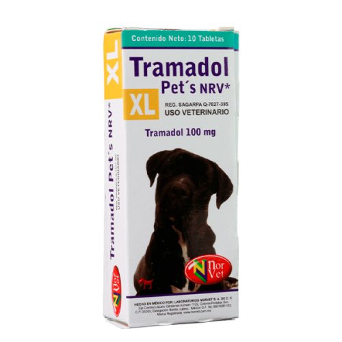 TRAMADOL PETS XL 100 mg 10 TABS ( 1 X 25 Kg)