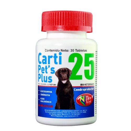 CARTI-PETS PLUS 25 (Con Meloxicam) 30 Tabs. 2.5GRS