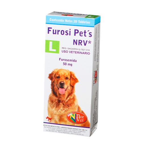 FUROSI PETS 50 MG "L" 20 TABS