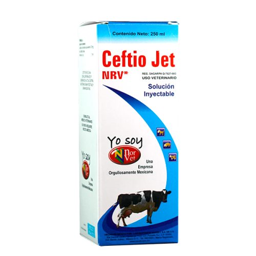 CEFTIO-JET 5% NRV 250 ml.