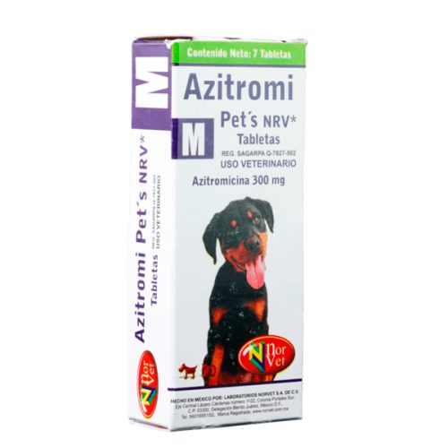 AZITROMI-PETS NRV Tabletas M 7 tabs.