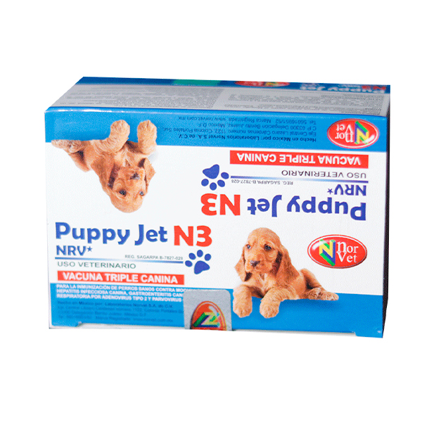 PUPPY JET N3 NRV + Diluente estéril 12 unidosis