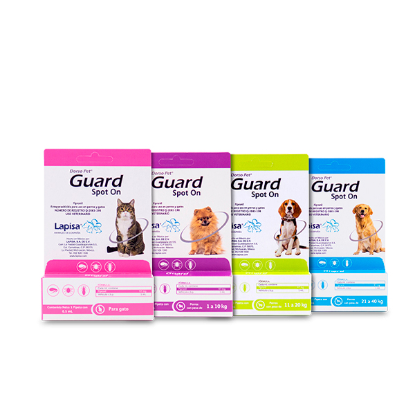 DORSO PET GUARD SPOT ON GATOS