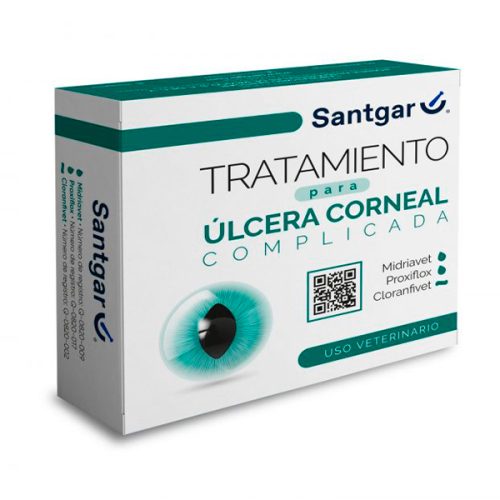 Tratamiento para úlcera corneal complicada
