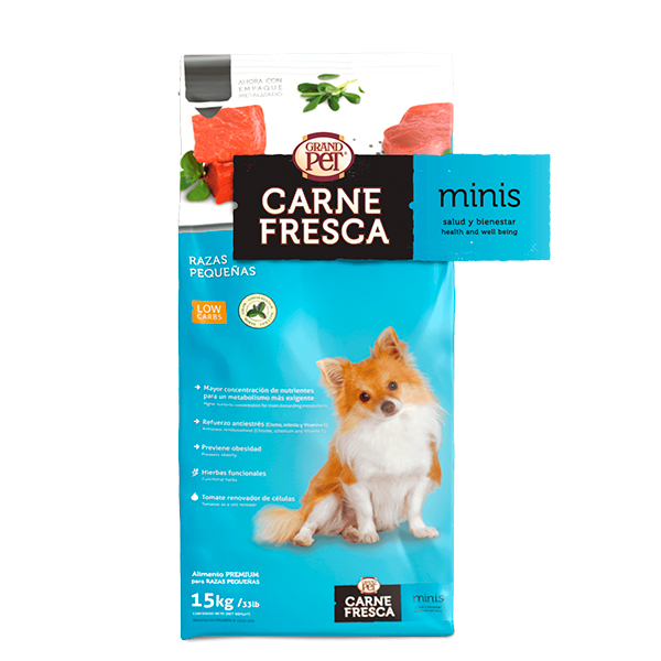 GrandPET Carne Fresca MINI 15 kg