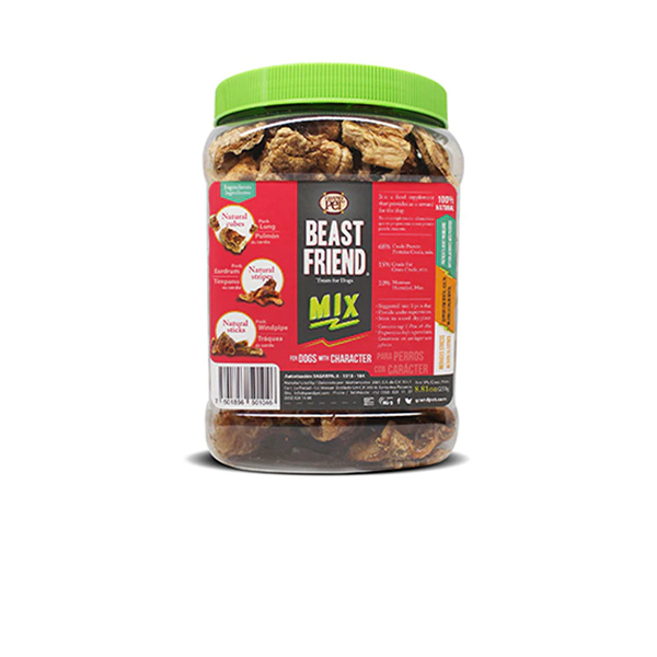 Beast Friend DESHIDRATADOS Mix Treats 250 grs