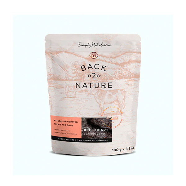 GrandPET Back 2 Nature Deshidratado Corazon de Res 100 gr