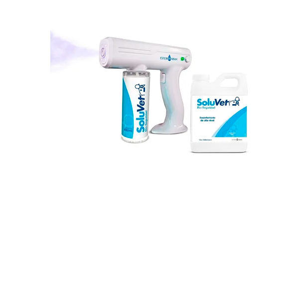 Pistola Sanitizante Soluvet Desinfectante De 1l Inalambrica
