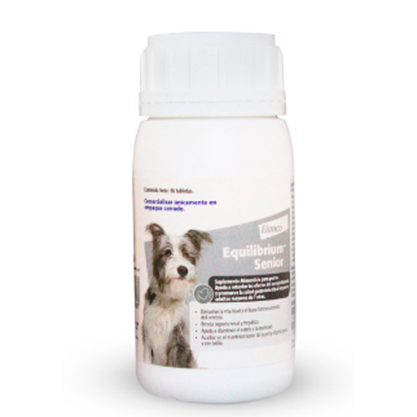 Equilibrium Senior Suplemento Revitalizador de Energía y Salud Digestiva para Perro