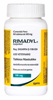 Rimadyl 100 mg - 60 tabletas Masticables