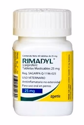 Rimadyl 25 mg - 60 tabletas Masticables